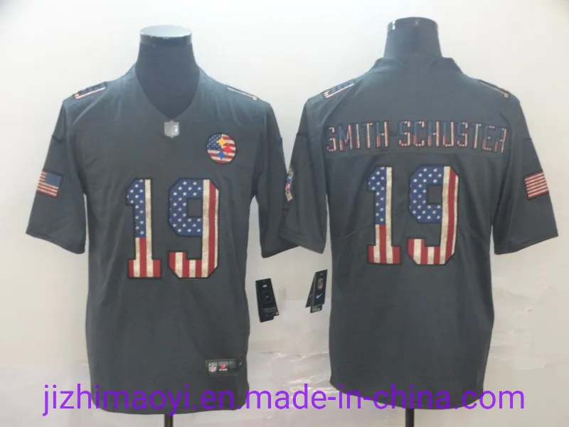 Wholesale Cheap Custom Pittsburgh Tj Watt Minkah Fitzpatrick Elite Game Legend Limited Salute to Service Football Jersey