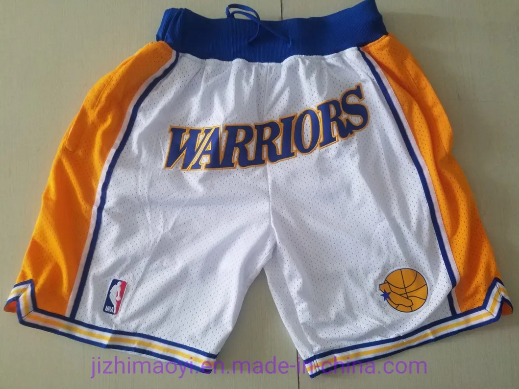 Wholesale Cheap Justdon Los Angeles Lakers Golden State Warriors Michigan University Orlando Magic Spurs 76ers Supersonics Jazz Sports Wear Basketball Shorts