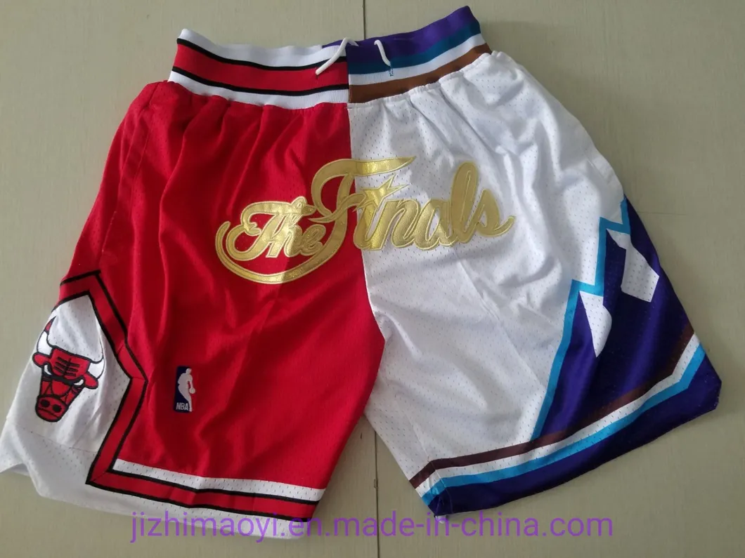 Wholesale Cheap Justdon Los Angeles Lakers Golden State Warriors Michigan University Orlando Magic Spurs 76ers Supersonics Jazz Sports Wear Basketball Shorts