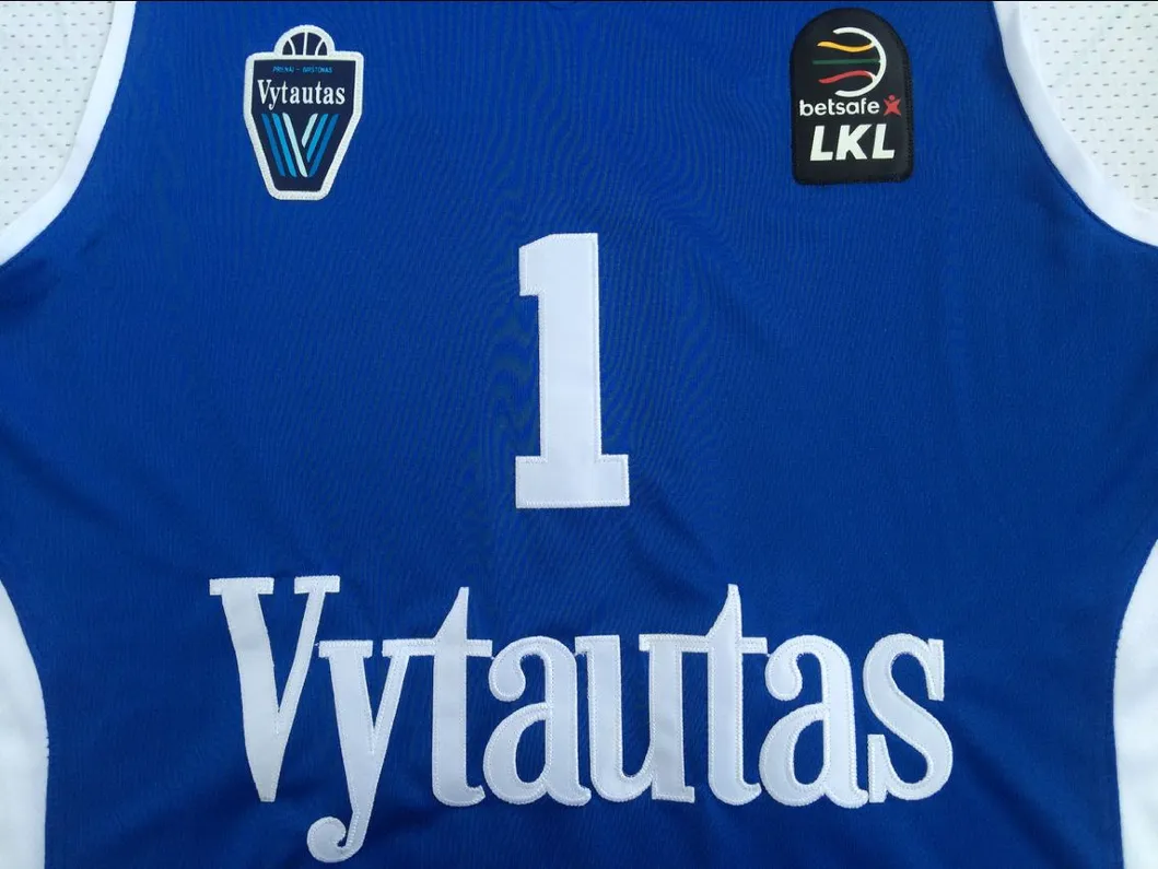 Wholesale Cheap Ncaa Shirt Vytautas Jersey Custom Basketball Sports Wears