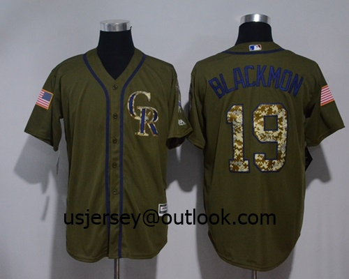 Wholesale Custom Rockies Arenado Blackmon M-L-B Replica Cool Flex Base Baseball Jersey