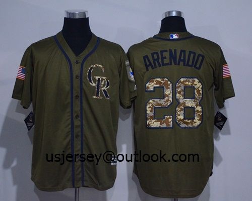 Wholesale Custom Rockies Arenado Blackmon M-L-B Replica Cool Flex Base Baseball Jersey