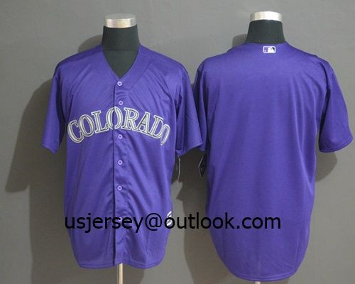 Wholesale Custom Rockies Arenado Blackmon M-L-B Replica Cool Flex Base Baseball Jersey