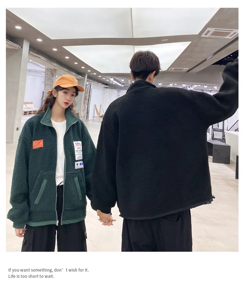 Wholesale Fleece Jacket Reversible Men Woman Coat Berber Fleece Jacket