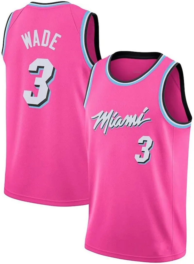Wholesale Jersey Heat 14 Hiro #25 Nunn #22 Butler #3 Wade Basketball Jersey