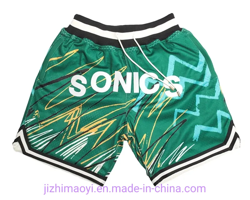 Wholesale Just Don Wizards Blazers Thunder Bucks Grizzlies Heat Clippers Pacers Pistons Nuggets Mavericks Cavaliers Supersonics Dodgers Yankee Basketball Shorts