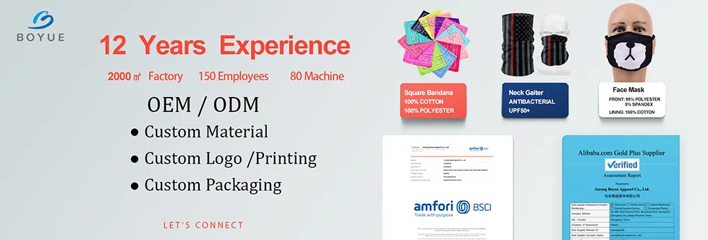 Wholesale Manufacturer OEM Hiking Bicycle Silk Print Custom Logo Printed Arm Sleeves and Neck Gaiter Set