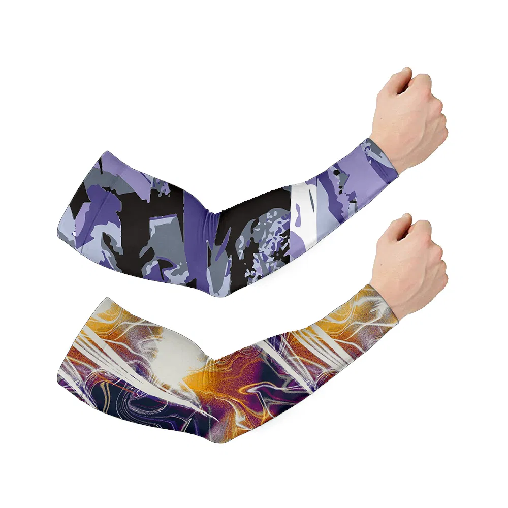 Wholesale Manufacturer Professional Cheap Custom Sublimation Printed Compression Cooling Camo Arm Sleeves Cover