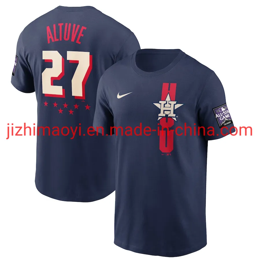 Wholesale Men′ S Houston Astros Ni-Ke Navy 2021 All-Star Game Name & Number T-Shirt