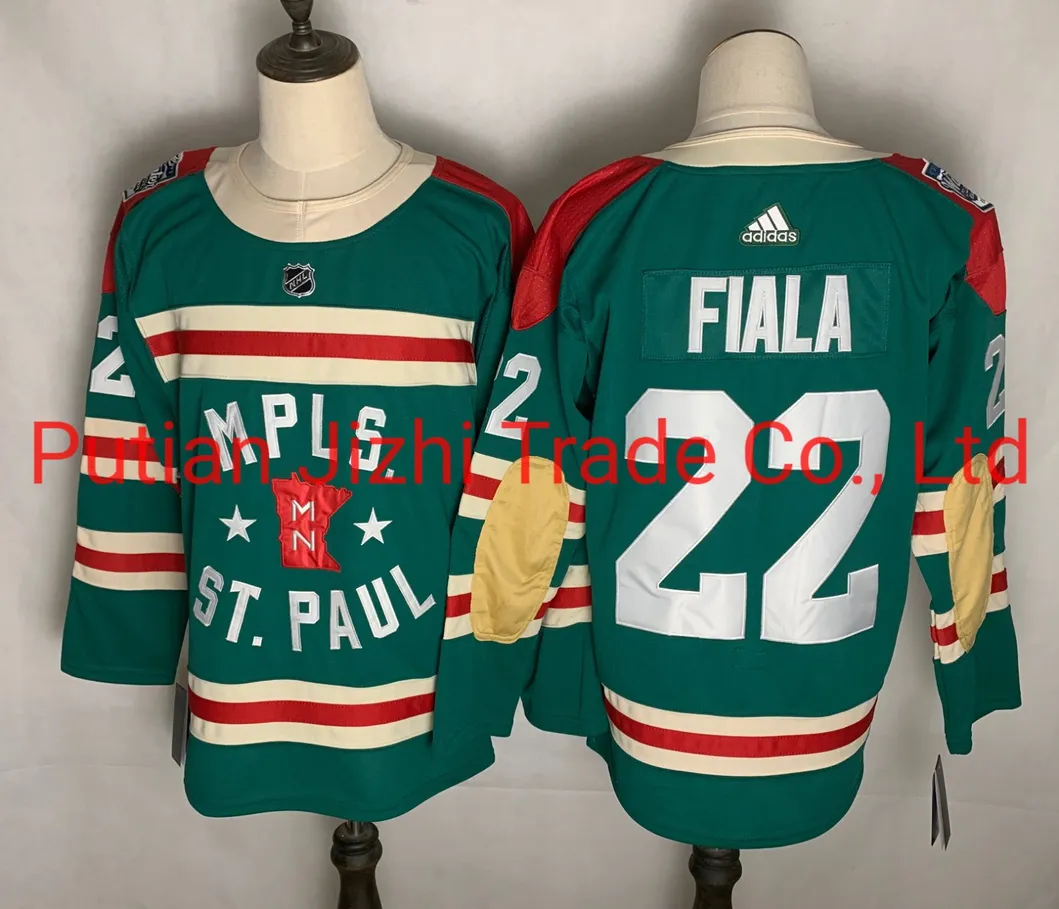 Wholesale N-H-L Hockey Pullover T Shirt Sweatshirt St. Louis Blues Minnesota Wild 2021 Winter Jersey