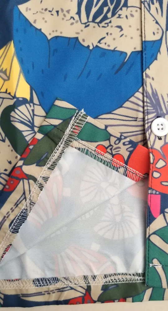 Wholesale Newest Private Label Casual Men′s Clothes Button Hawaiian Shirt