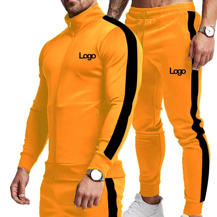 Wholesale Polyester and Cotton Blank Mens Sportswear Custom Fashion Jogging Suits for Man ( GST -Jogging-CV03 (3))