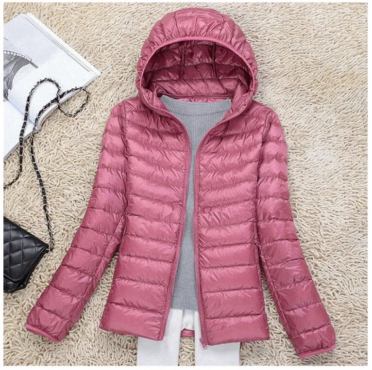 Winter Women Ultralight Thin Down Jacket