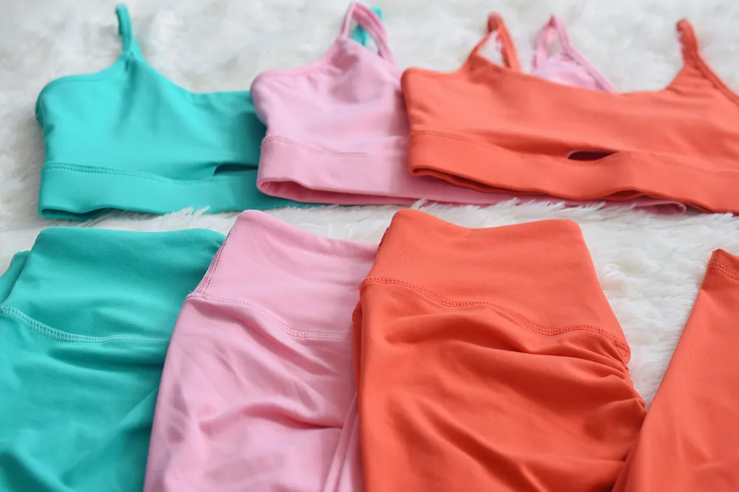 Women Gym Set Clothes Seamless Workout Fitness Sportswear Fitness Sports Suit