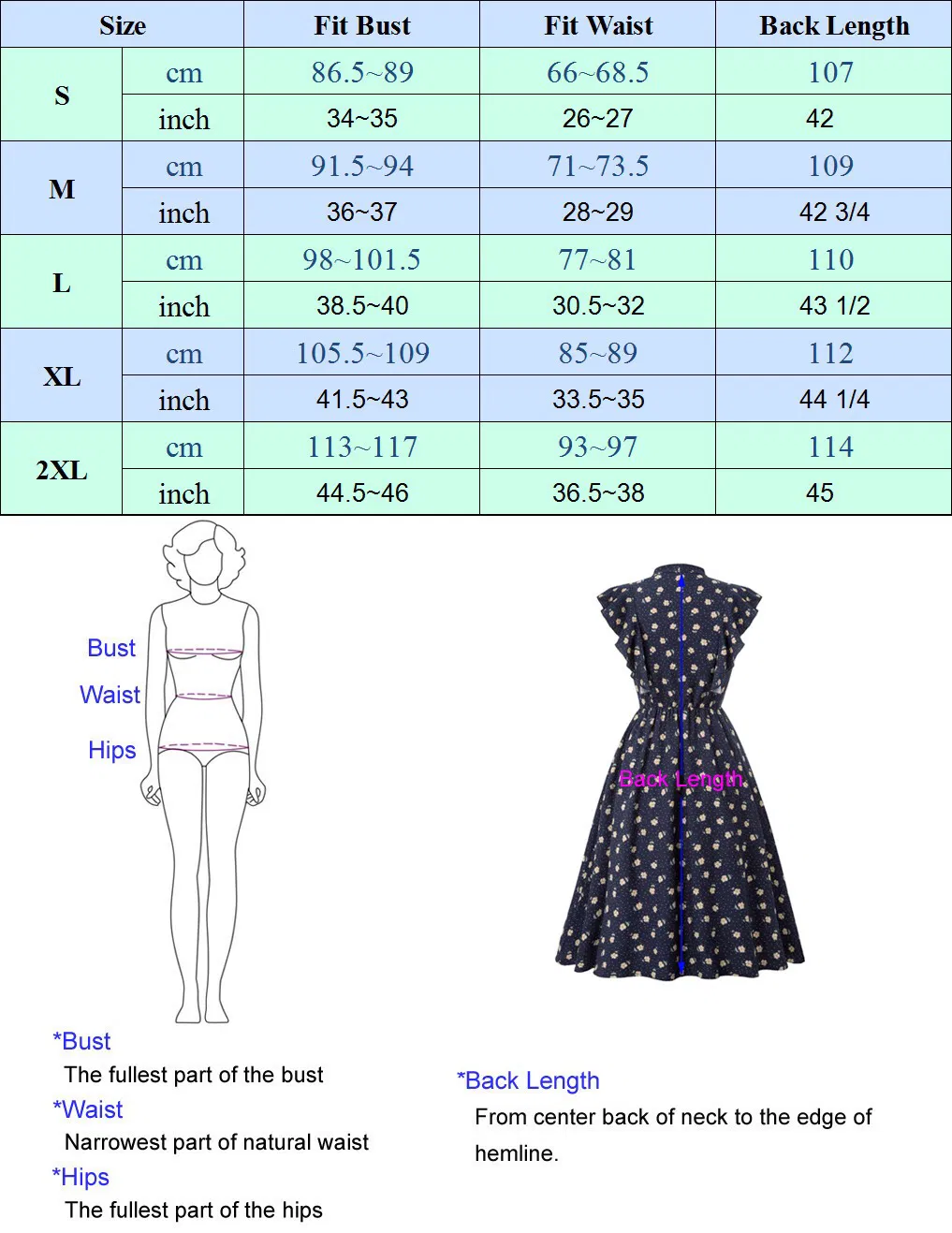 Women′s Cherry Printing Flutter Sleeves Tie Neck Elastic Waist Fashion Dress