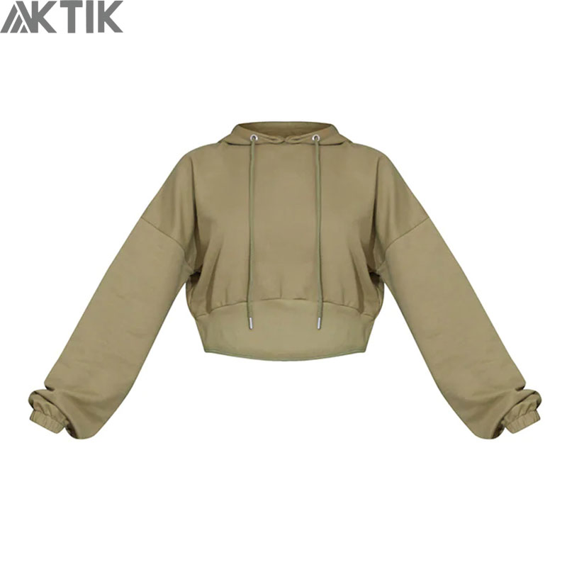 Women's Cropped Hoodie Women Active Wear Crop Hoodies