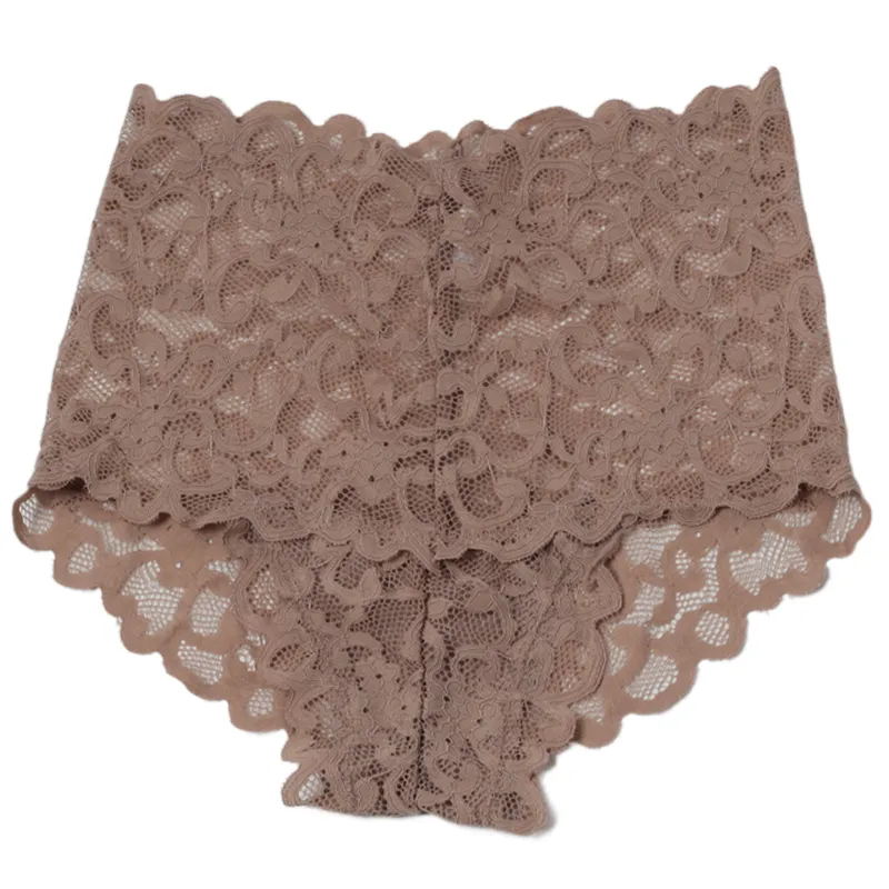 Women′s Panties Sexy Lace Panties Lingerie High Waist Plus Size Women Sexy Transparent Underpants Briefs Panty Underwear