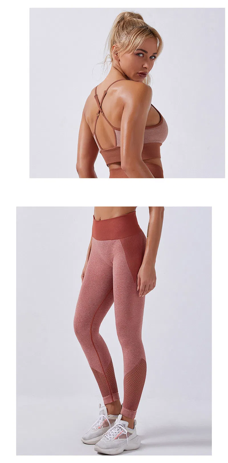 Women Sports Bra Fitness Tops Mesh Yoga Bra Solid Quick Dry Padded Seamless Gym Crop Top Push up Vest