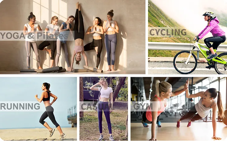 Women Summer Sports Gym Active Wear Seamless Sexy Ombre Stripes Fitness Yoga Wear