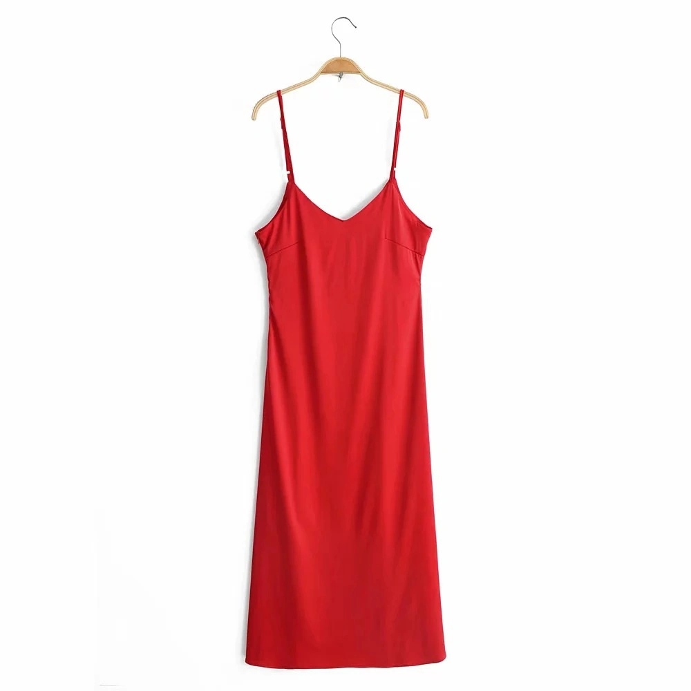 Womens Casual Strappy V Neck Sleeveless Flowy Pockets Loose Long Maxi Beach Dress Sundress Esg11378